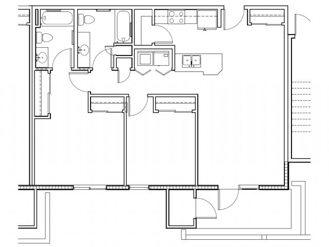 2 bedroom 2 bathroom at Grandfamilies Place in Phoenix, AZ